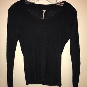 Black free people sweater
